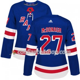 Adidas Maillot de Hockey New York Rangers Ryan McDonagh 27 2017-2018 Bleu Authentic - Femme